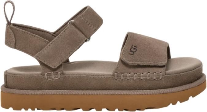 UGG Plateausandalen W GOLDENSTAR plateausandaal sandaal met klittenbandsluiting