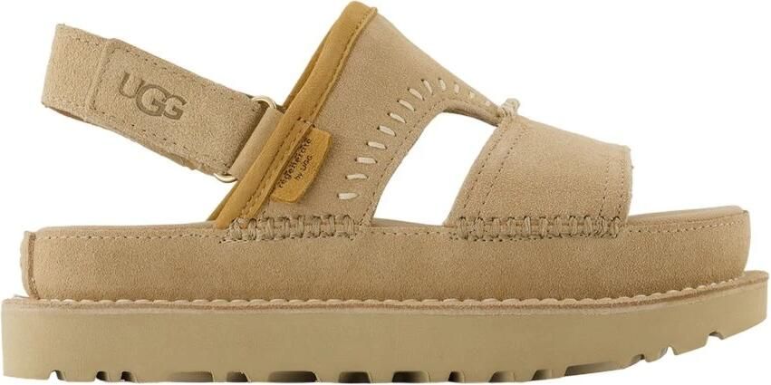 UGG Goldenstar Regenerate Sandalen Leer Beige