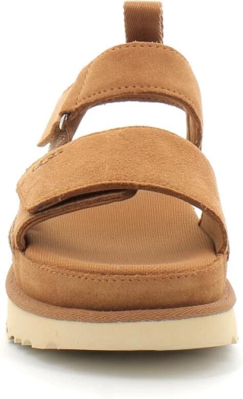 UGG Plateausandalen W GOLDENSTAR plateausandaal sandaal met klittenbandsluiting