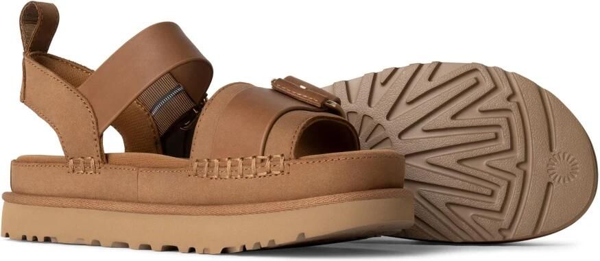 UGG Dames W Goldenstar Villa Maat: 39 Materiaal: Nubuck Kleur: Cognac