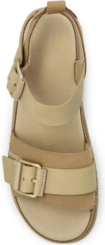 UGG Dames W Goldenstar Villa Maat: 36 Materiaal: Leer Kleur: Beige