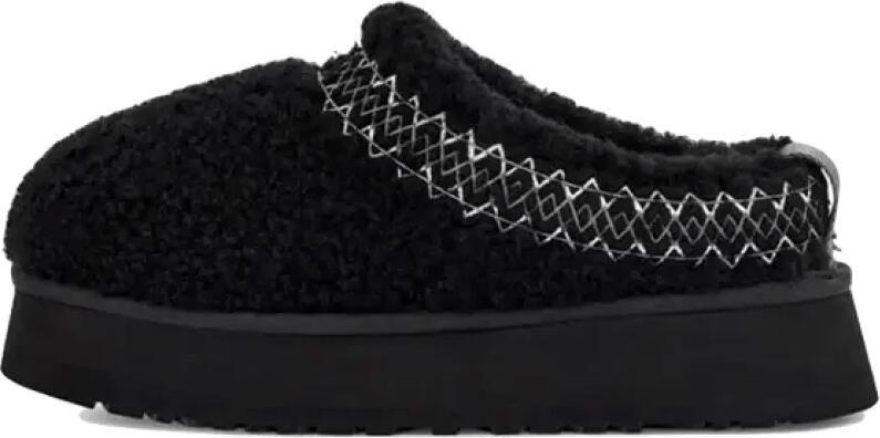 UGG Heritage Braid Black Pantoffels