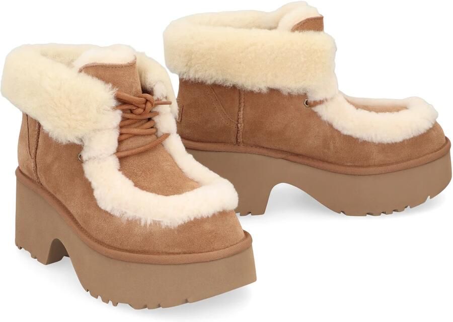Ugg Classic Esmee Lace Up-laars in Brown Suede - Foto 5