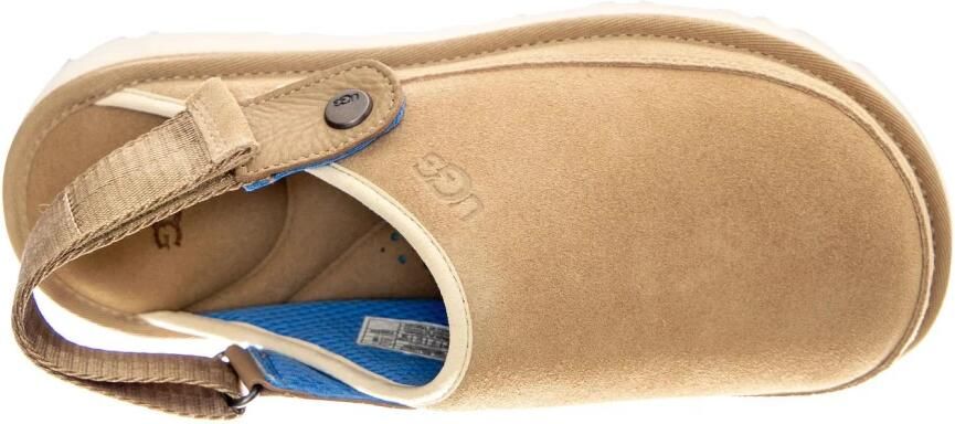 Ugg Clog Heren Slippers en Sandalen Beige Suède Foot Locker - Foto 4