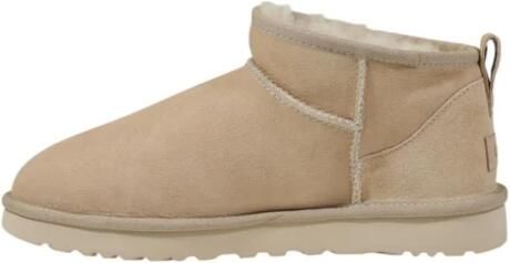 UGG Vachtlaarzen Dames W Classic Ultra Mini Suède Beige - Foto 3