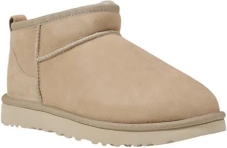 UGG Vachtlaarzen Dames W Classic Ultra Mini Suède Beige - Foto 2
