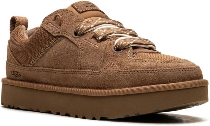 Ugg Lo Lowmel-Sneaker in Brown Suede Textiel Gerecyclede Materialen - Foto 6