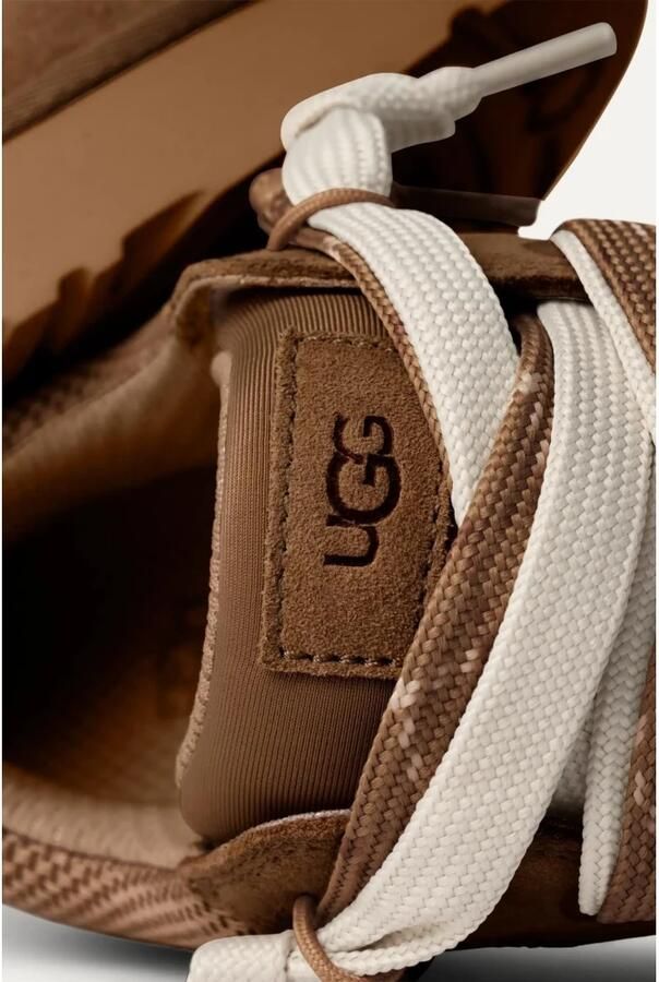Ugg Lo Lowmel-Sneaker in Brown Suede Textiel Gerecyclede Materialen - Foto 9