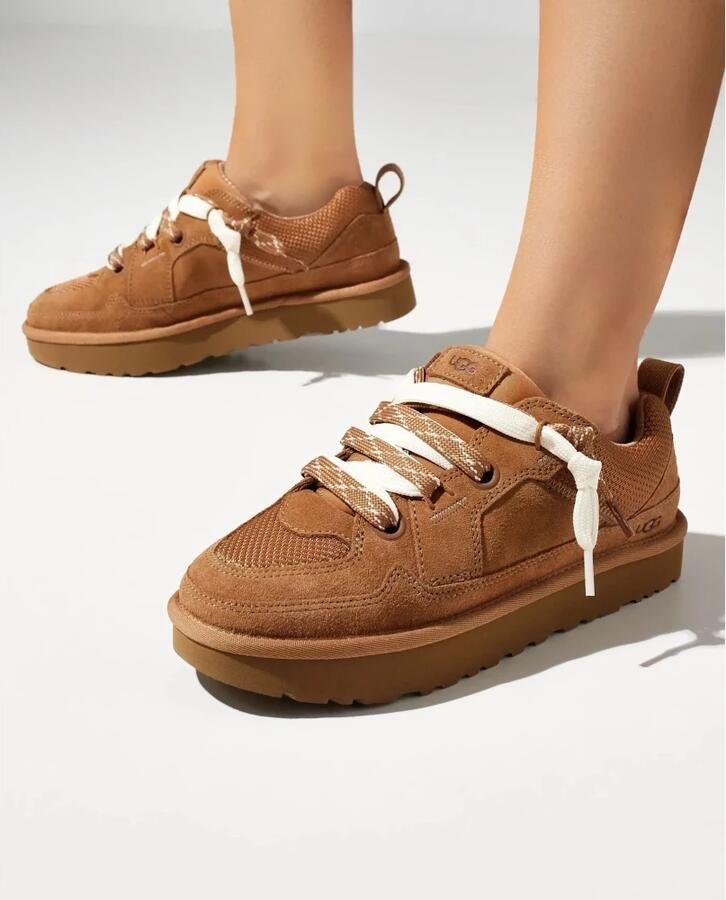 UGG Lage Sneakers Dames W Lo Lowmel Maat: 42 Kleur: Cognac