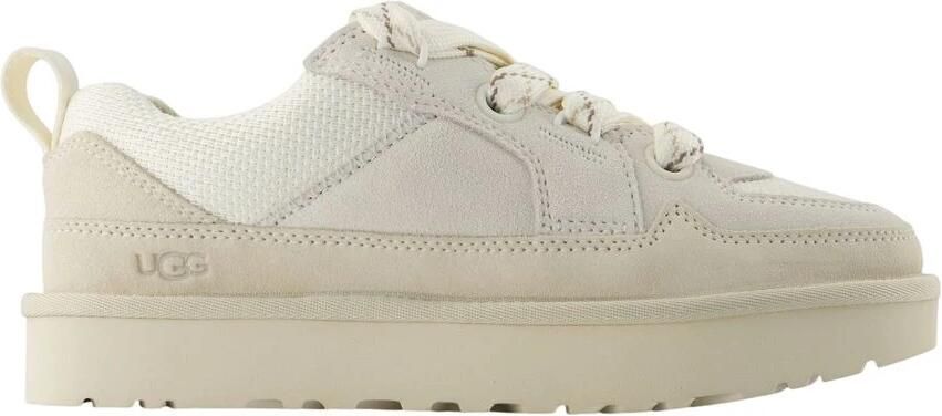 UGG Lage Sneakers Dames W Lo Lowmel Maat: 39 Materiaal: Suède Kleur: Wit