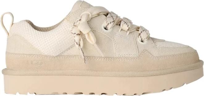 UGG Lage Sneakers Dames W Lo Lowmel Suède Wit