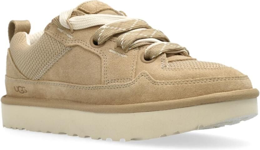 Ugg Casual Comfort Sneaker met Velours en Canvas Mesh Beige Dames - Foto 11