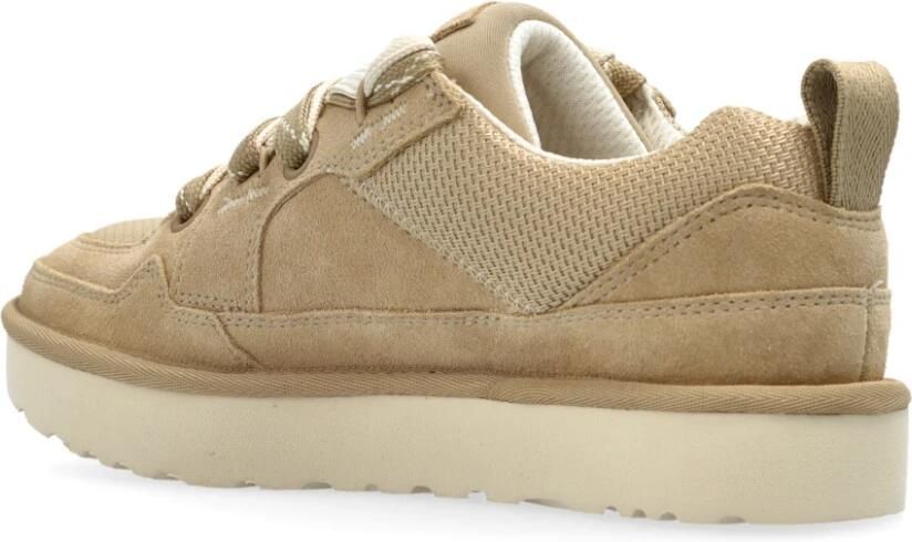 Ugg Casual Comfort Sneaker met Velours en Canvas Mesh Beige Dames - Foto 10