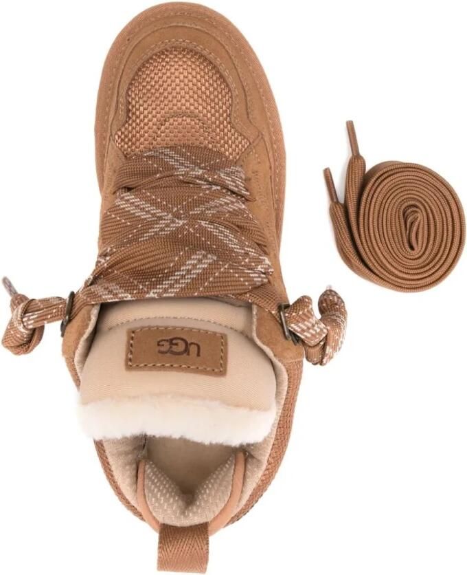 UGG Plateausneakers LOWMEL Midcut sneaker veterschoen met gewatteerde schachtrand - Foto 4
