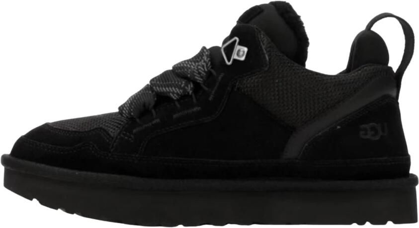 UGG Lage Sneakers Dames W Lowmel Maat: 39 Materiaal: Suède Kleur: Zwart