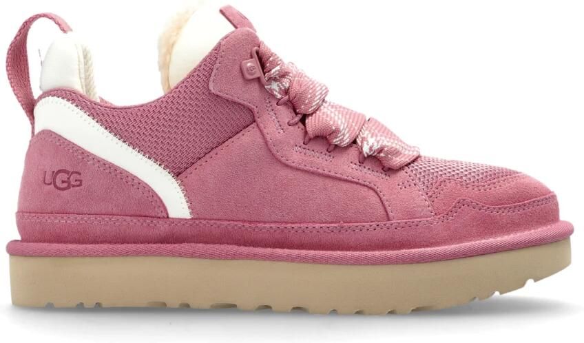 UGG Lowmel roze leren sneakers - Foto 15