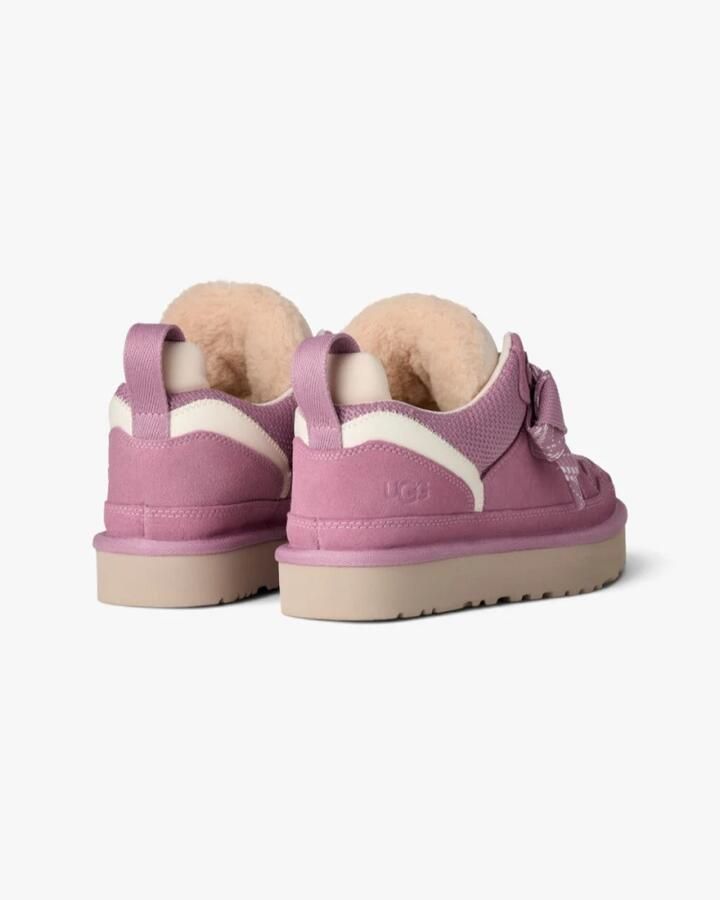 UGG Lowmel roze leren sneakers - Foto 3