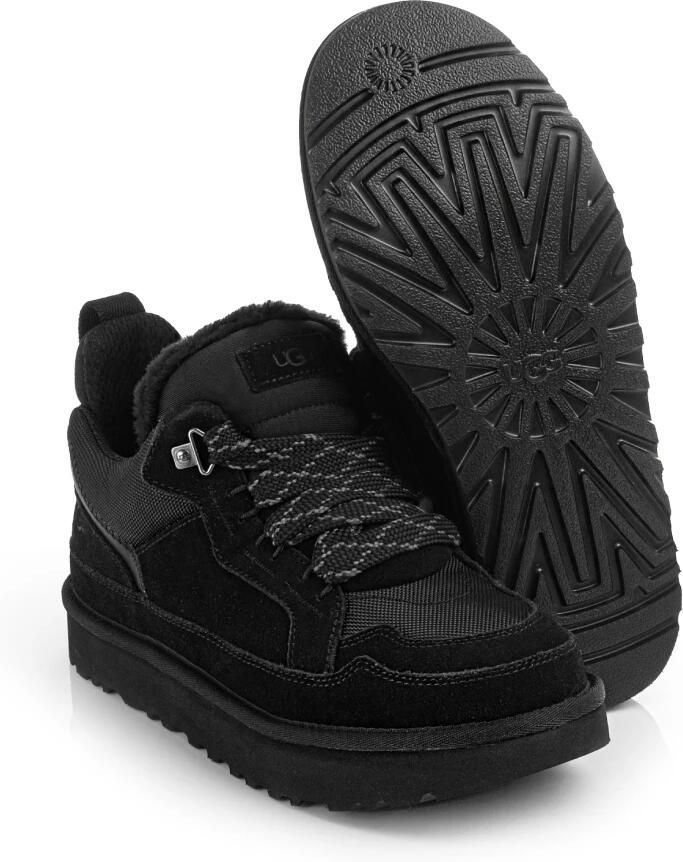 UGG Lage Sneakers Heren M Lowmel Maat: 43 Materiaal: Suède Kleur: Zwart