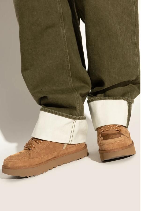 UGG Lage Sneakers Heren M Lowmel Maat: 44 Materiaal: Suède Kleur: Camel