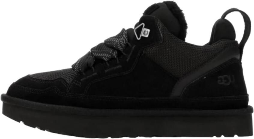 UGG Lage Sneakers Dames W Lowmel Maat: 39 Materiaal: Suède Kleur: Zwart