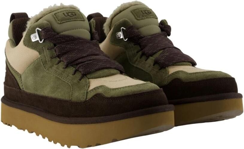 UGG Groene Sneakers met Nylon en Suède - Foto 2