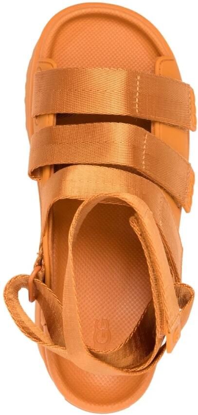 UGG Oranje Plateau Sandalen met Klittenbandsluiting - Foto 6