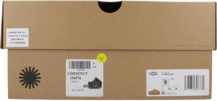 UGG Pumped Slide Chestnut Dames Pantoffels 1158215-CHE - Foto 3