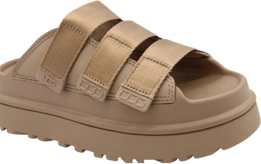 UGG Slippers GOLDENGLOW SLIDE plateauschoen sandaal flats met voetbed - Foto 5