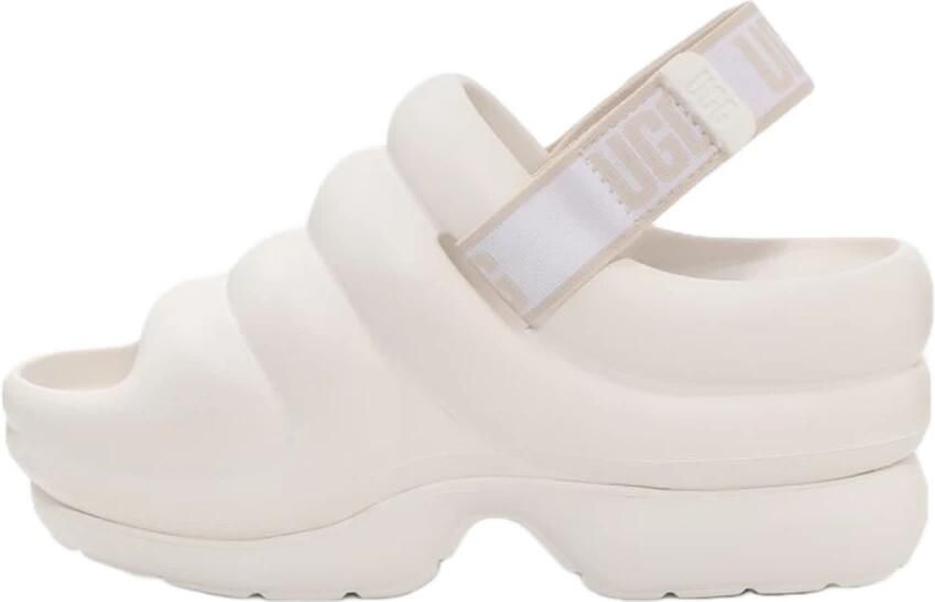 Ugg Sport Yeah Platform Sandalen White Dames