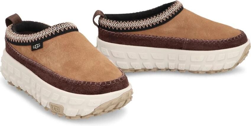 UGG Platte Suède Schoenen met Stoffen Details - Foto 6