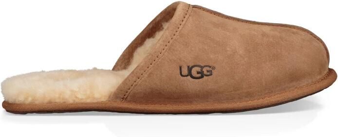UGG Pantoffels Heren Sloffen Instappers Wol Harde zool Open hiel 1101111 Cognac - Foto 11
