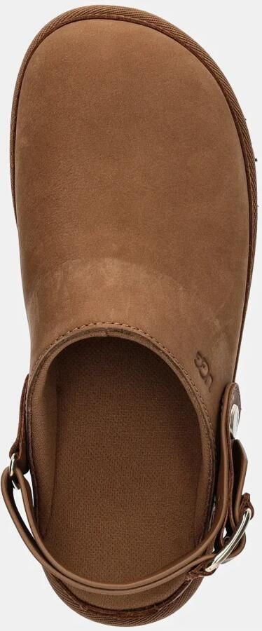 UGG Classic Sling Clog Leather Wo Brown Flat Shoes - Foto 5