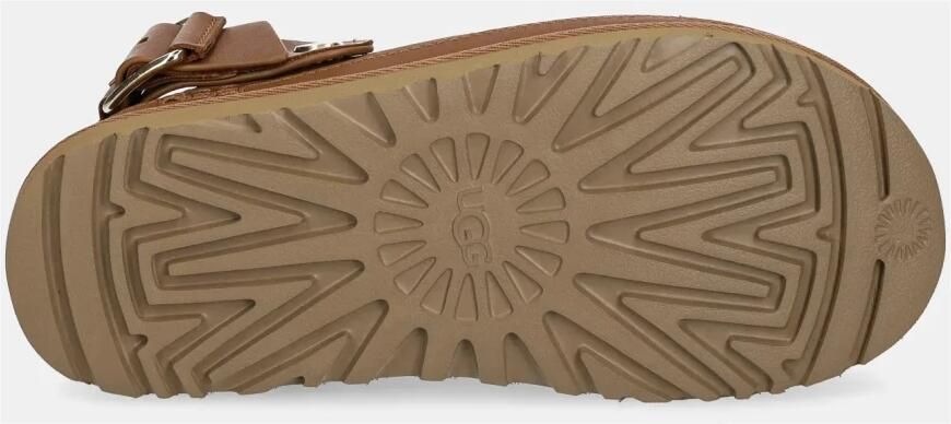 UGG Classic Sling Clog Leather Wo Brown Flat Shoes - Foto 4