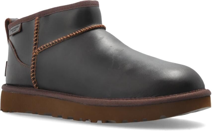 Ugg Classic Ultra Mini Leather Regenerate-laars in Ironwood - Foto 5