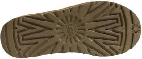 UGG Pantoffels Sloffen Instappers Suède Harde zool Dichte hiel 5955 Zwart - Foto 11