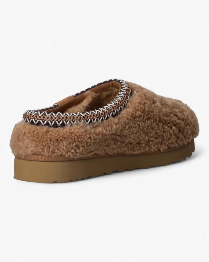UGG Instappers Dames Tasman Maxi Curly Maat: 38 Materiaal: Textiel Kleur: Cognac