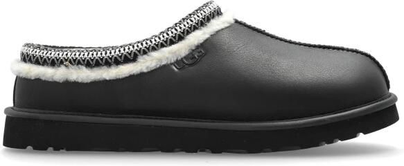 UGG Noir Leren Muiltjes met Sheepskin Binnenzool - Foto 2
