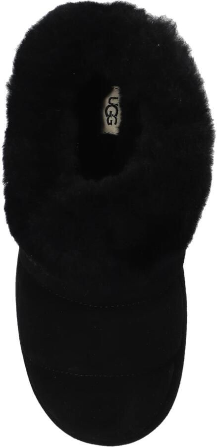 Ugg Shearling Platform Pantoffels met Gewatteerde Kraag Black Dames - Foto 4