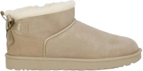 UGG Leren Ultra Mini Bailey Bow enkellaarsjes - Foto 8