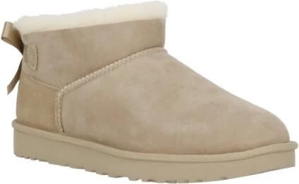 UGG Leren Ultra Mini Bailey Bow enkellaarsjes - Foto 12