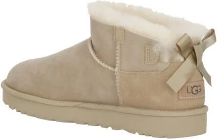 UGG Leren Ultra Mini Bailey Bow enkellaarsjes - Foto 11