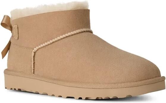 UGG Leren Ultra Mini Bailey Bow enkellaarsjes - Foto 2