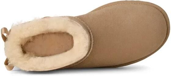 UGG Leren Ultra Mini Bailey Bow enkellaarsjes - Foto 9