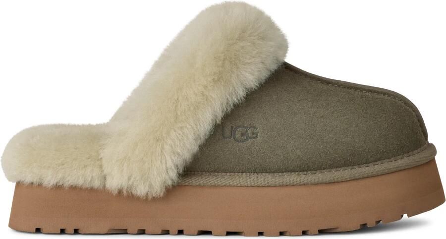 UGG Pantoffels DISQUETTE Huisslippers huisschoen clog met trendy plateau