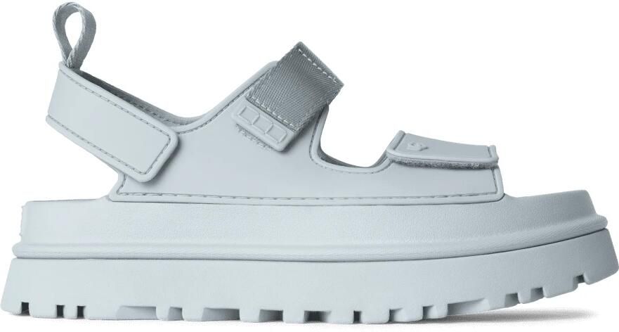 UGG Plateausandalen Goldenglow zomerschoen strandschoen plateausandaal met klittenbandsluitingen