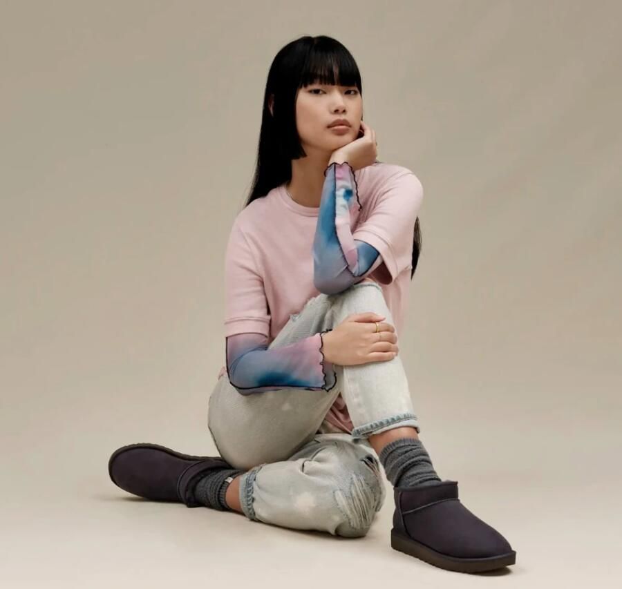 UGG Boots zonder sluiting Unisex Classic Ultra Mini Enkellaarsjes instaplaarzen om in te stappen - Foto 11