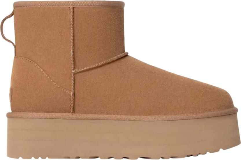 UGG Laarzen Cognac W Classic Mini Platform Enkellaarzen Cogna - Foto 2