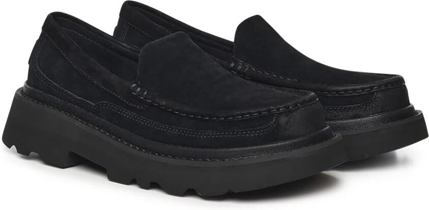 UGG Zwarte suède platte schoenen