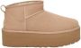 UGG CLASSIC ULTRA MINI PLATFORM W Volwassenen Gevoerde laarzenSnowbootsDames laarzen Wit beige - Thumbnail 15
