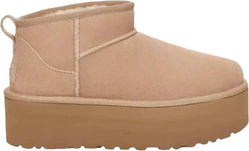 Ugg Classic Ultra Mini Platform Boots zand 1135092 DRI Beige Dames